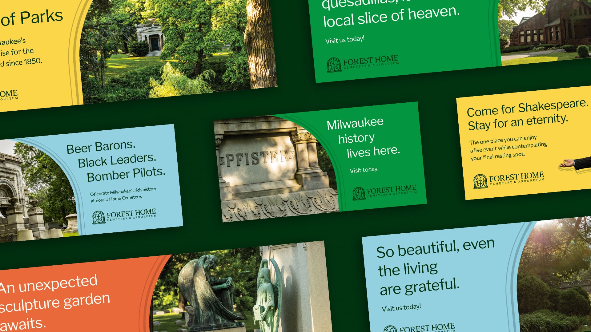 Forest Home Cemetery & Arboretum Messaging Options